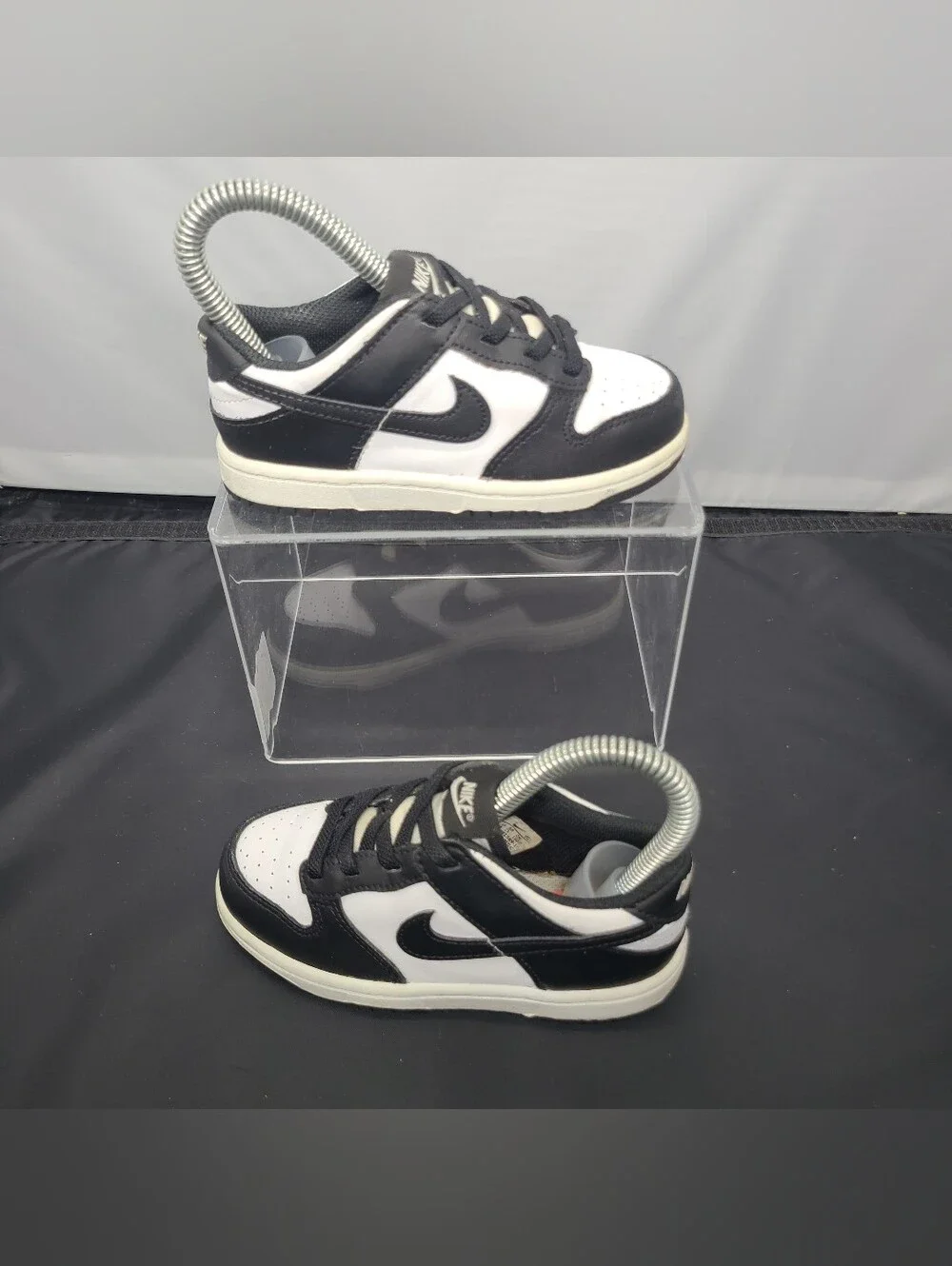 Nike Dunk Low Black White Panda CW1588-100 kids Size 1Y